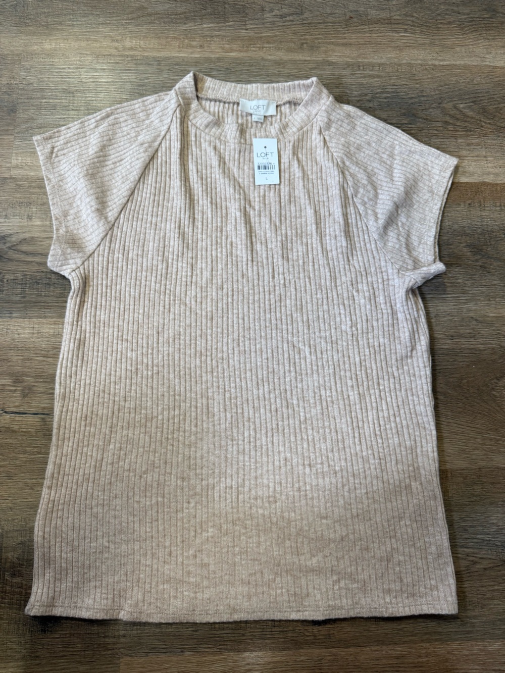 NWT LOFT Ribbed Tee
